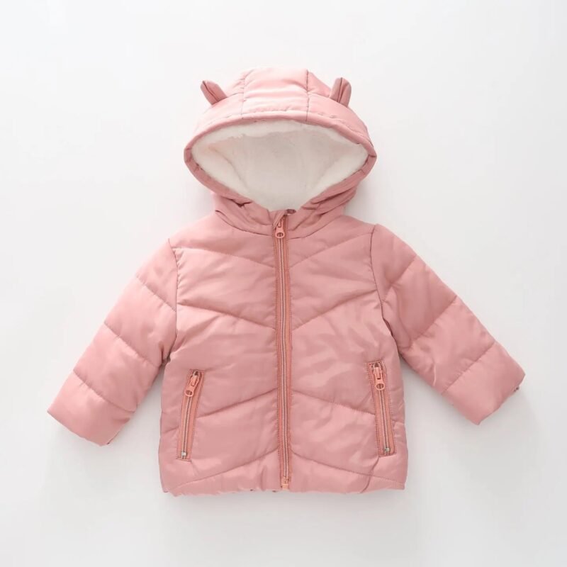 Ballerina Bear Hooded Puffer Jacket