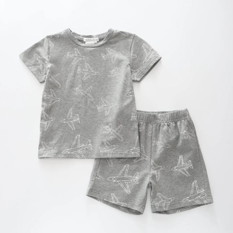 Plane Print Kids Pyjama Set