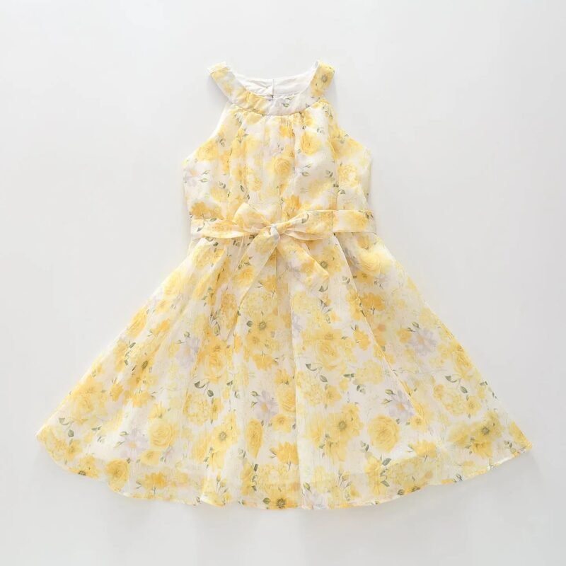 Yellow Blooms Party Dress