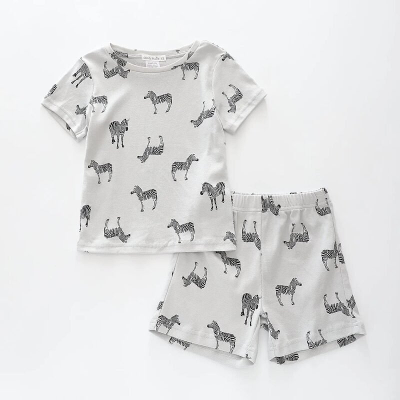 Zebra Print Kids Pyjama Set